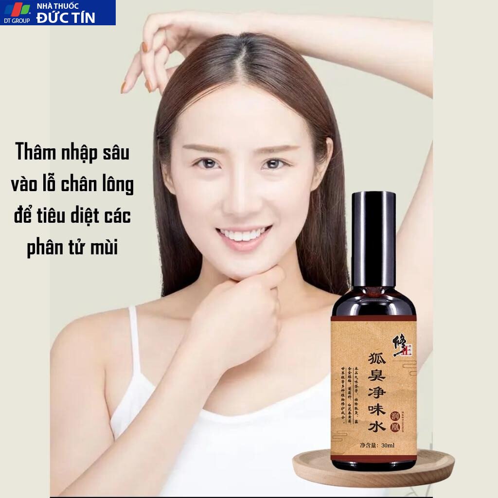 Khử mùi hôi nách dứt điểm Đông Y Trung Hoa 30ml chính hãng AME COSMETIC 24 nach3