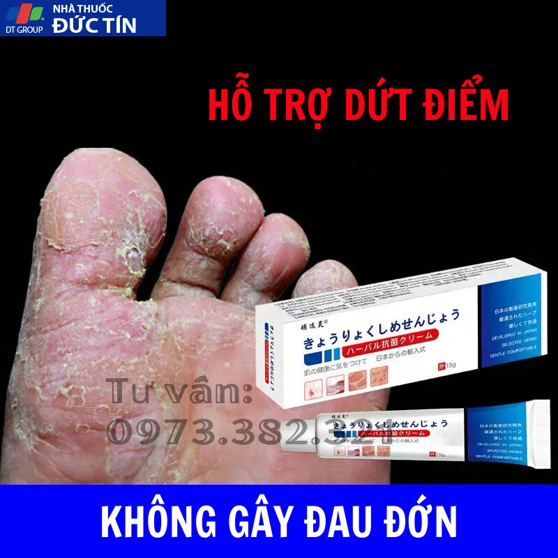 Kem Bôi Viêm Da Cơ Địa NHẬT BẢN Hỗ Trợ Dứt Điểm Lác Đồng Tiền, Nấm Da Đầu, Ghẻ Nước, Á Sừng Cực Kì Hiệu Quả - Ảnh 7
