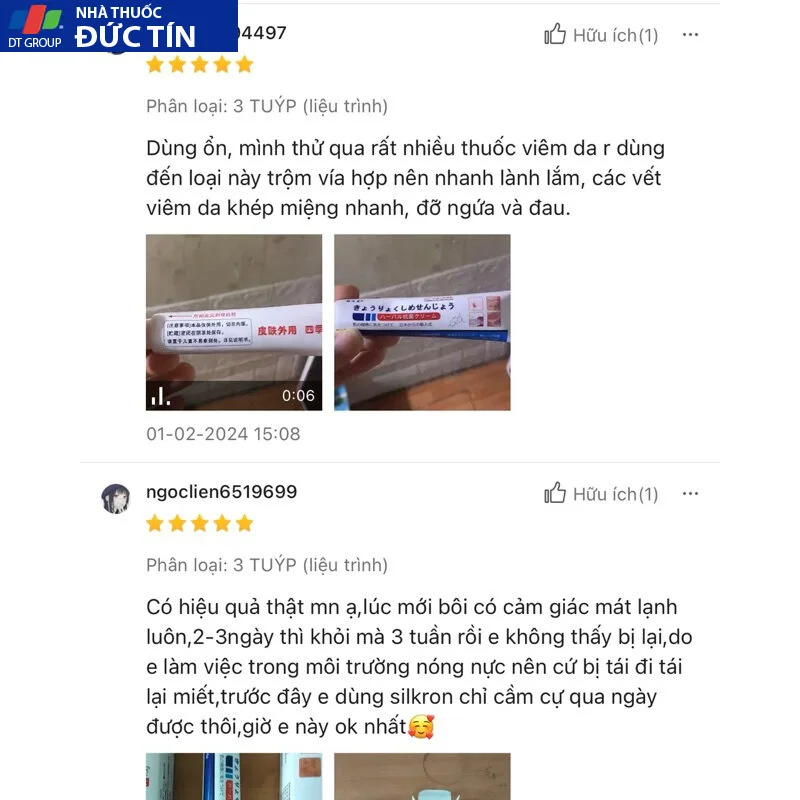 Kem Bôi Viêm Da Cơ Địa NHẬT BẢN Hỗ Trợ Dứt Điểm Lác Đồng Tiền, Nấm Da Đầu, Ghẻ Nước, Á Sừng Cực Kì Hiệu Quả - Ảnh 9