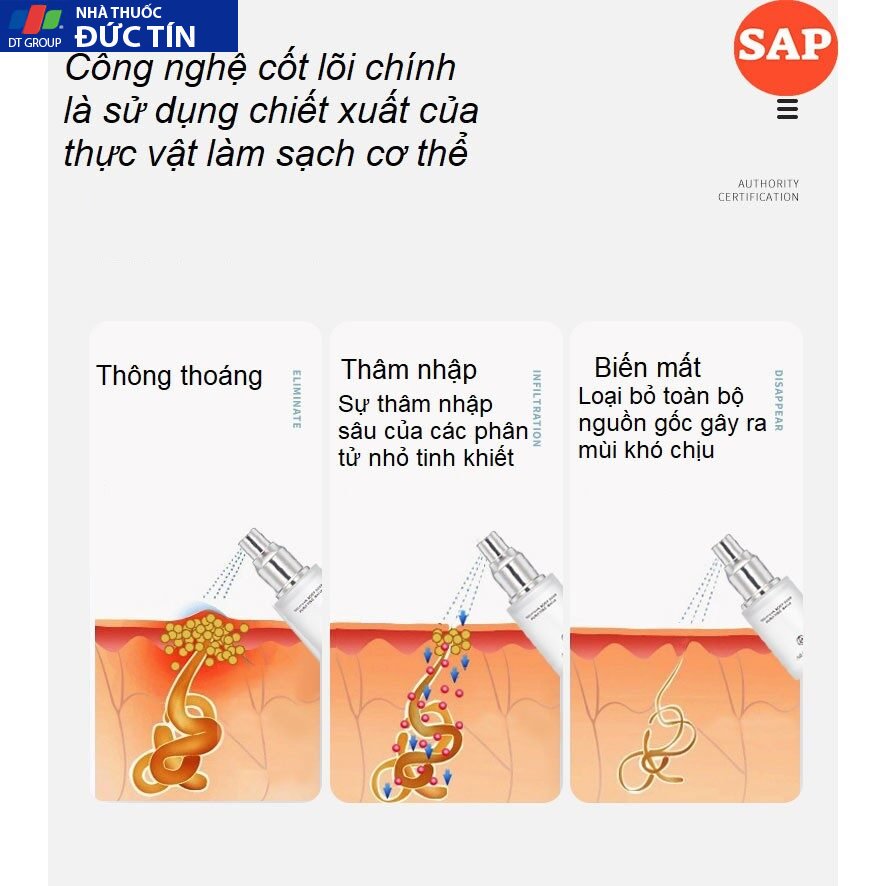 Xịt Khoáng Khử Mùi Hôi Nách, Sáng Trắng Da, Se Khít Lỗ Chân Lông, Ngăn Tiết Mồ Hôi Hiệu Quả Cho Nam & Nữ Ouliyuan Odour 20 nguc9