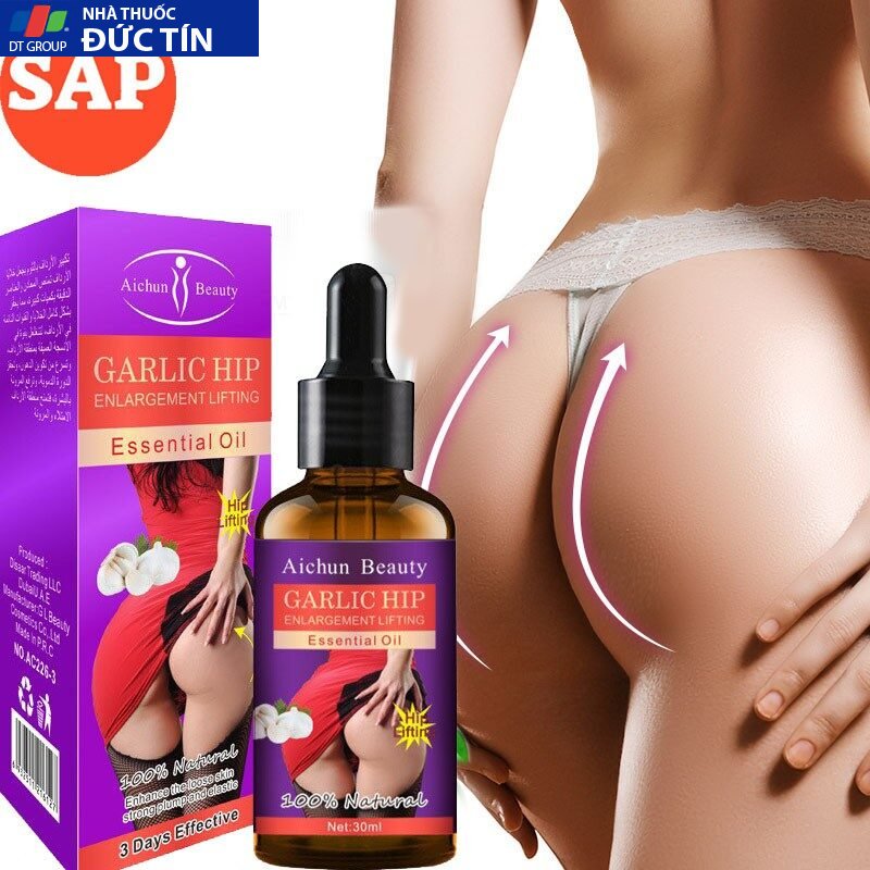 Tinh Dầu Nở Mông Hiệu Quả Garlic Hip Enlargement Lifting Tinh Chất Tự Nhiên Cao Cấp 23 nomng3