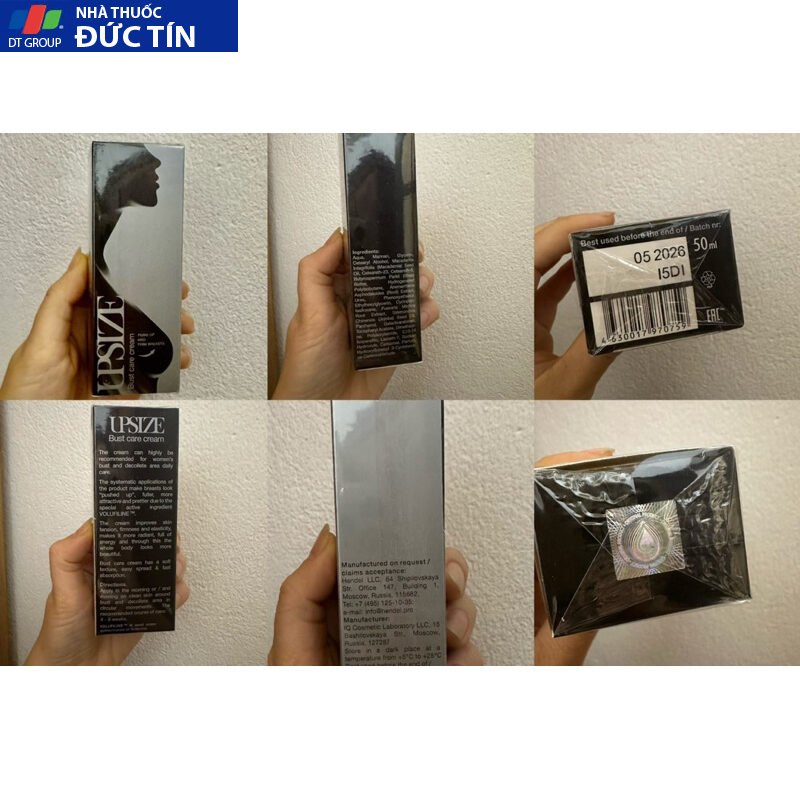 Kem Nở Ngực UPSIZE Nga Có Tem Chính Hãng - Kem Nở Ngực Tăng Size Vòng 1 Căng Tròn, Đầy Đặn, Làm Hồng Nhũ Hoa - Nhà Jang 21 nonguc5 1