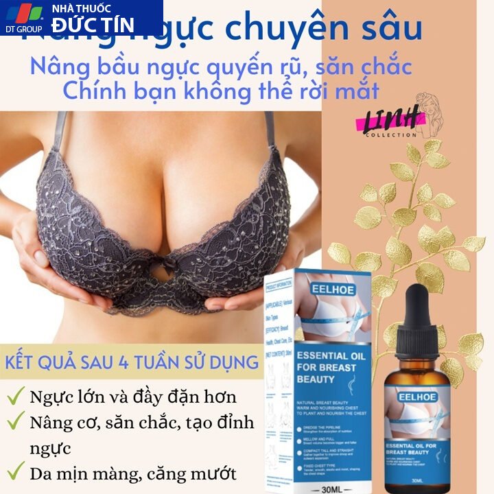 Nở Ngực Tinh dầu nở ngực cho nữ chăm sóc ngực 30ML kích thích phát triển ngực hiệu quả ngực nâng ngực săn chắc 20 nonguc8