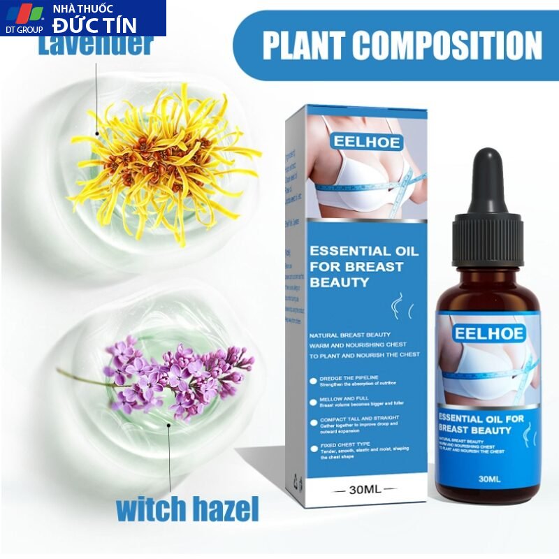 Nở Ngực Tinh dầu nở ngực cho nữ chăm sóc ngực 30ML kích thích phát triển ngực hiệu quả ngực nâng ngực săn chắc 19 nonguc9