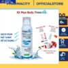 Xịt Mụn Lưng, Ngực, Mông FreeSkin Chai 80ml, Giảm Mụn, Mờ Thâm, Sáng Da, Hàng Chính Hãng công ty Novocare