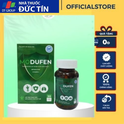 Viên uống modufen ( betaglucan / betacan ) tăng cường hệ miễn dịch, đề kháng đào thải vi.rut sùi mào gà và các type hpv 19 pham1
