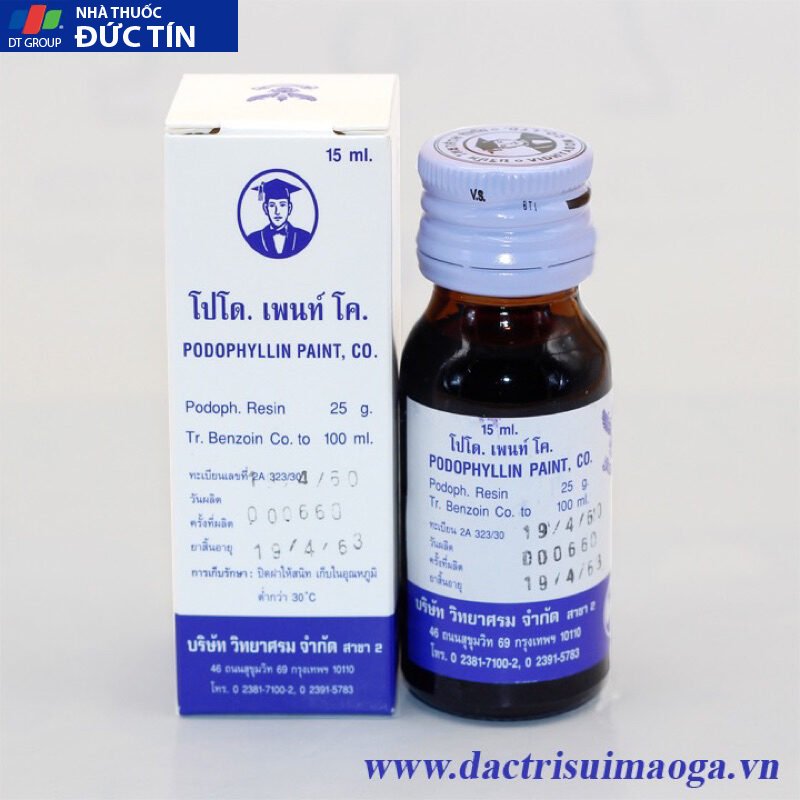 PODOPHYLLLIN ĐÁNH BAY SÙI MÀO GÀ MỤN CƠM MỤN CÓC KHÔNG TÁI PHÁT ( che tên sp ) 19 podi1 1