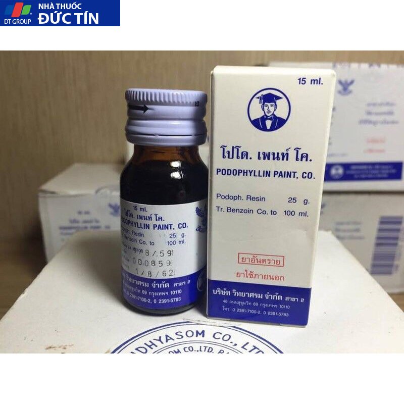 PODOPHYLLLIN ĐÁNH BAY SÙI MÀO GÀ MỤN CƠM MỤN CÓC KHÔNG TÁI PHÁT ( che tên sp ) 14 podo6
