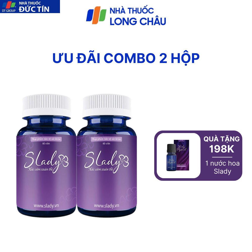 Viên Uống Nội Tiết Tố Nữ Slady Mua 4 Tặng 1 Cải Thiện Nội Tiết Sinh Lý Giảm Khô Hạn Bốc Hỏa Mất Ngủ Nám Tàn Nhang Mabio 20 slady6