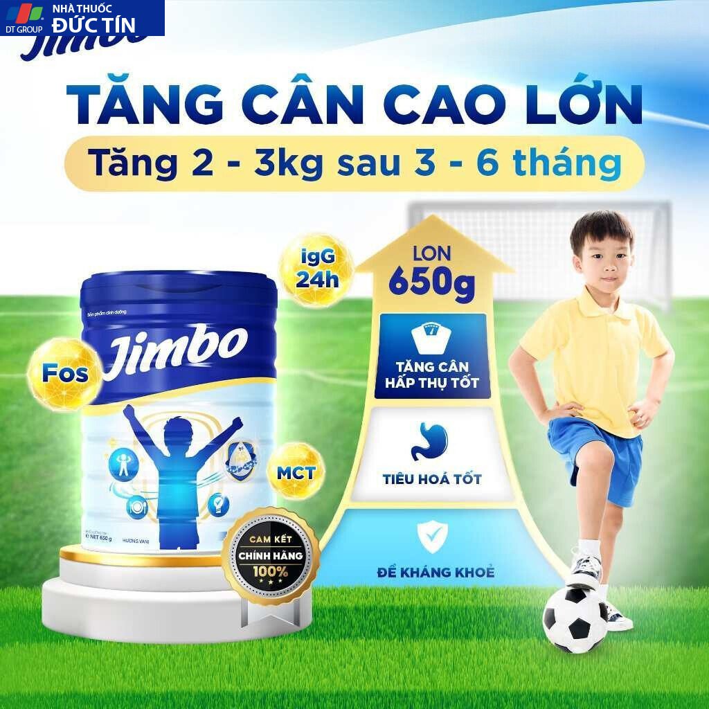 Sữa Tăng Cân Cho Bé JIMBO, Sữa Non Cải Thiện Tiêu Hóa, Tăng Cường Đề Kháng, Phát Triển Não Bộ Cho Bé Từ 3 Đến 18 Tuổi 26 tangcan2