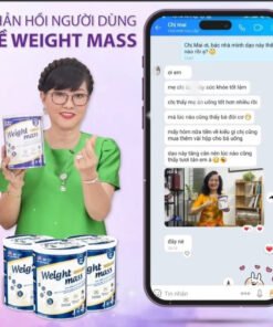 Sữa Tăng Cân Weight Mass Cải Thiện Tình Trạng Cân Nặng Hiệu Quả - Lon 720g 10 tangcan3