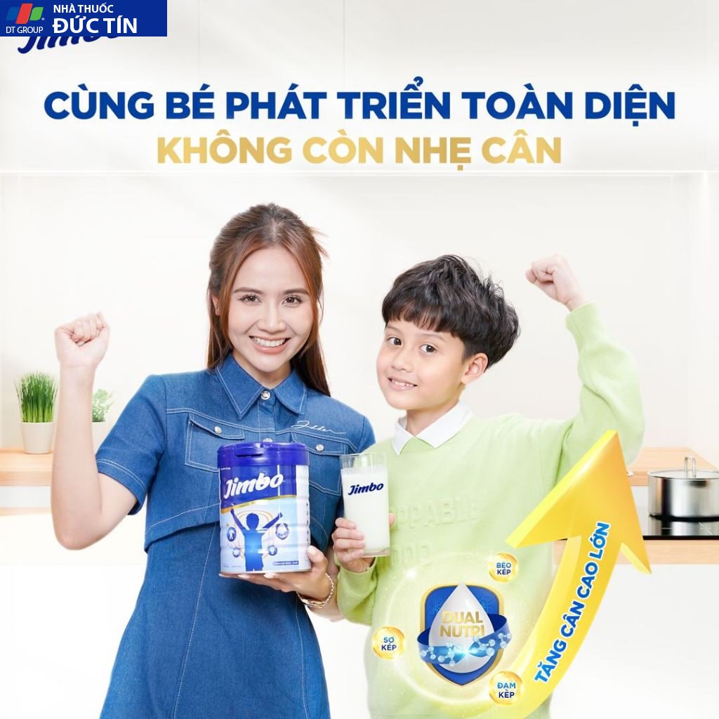Sữa Tăng Cân Cho Bé JIMBO, Sữa Non Cải Thiện Tiêu Hóa, Tăng Cường Đề Kháng, Phát Triển Não Bộ Cho Bé Từ 3 Đến 18 Tuổi 23 tangcan7
