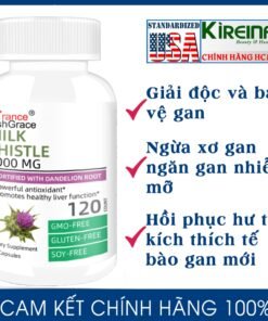 Viên uống thanh lọc tái tạo gan Milk Thistle Dandelion 1050 mg 120 viên