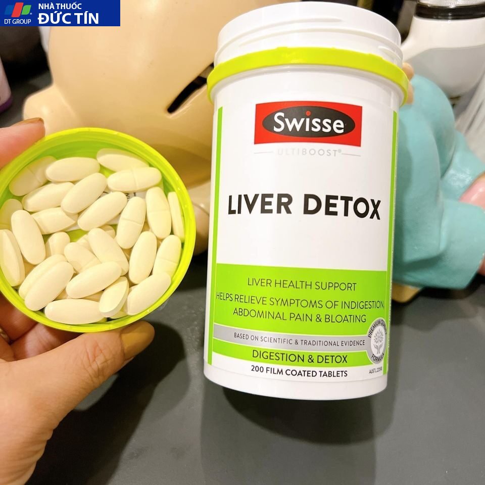 Viên Uống Thải Độc Gan - Swisse Liver Detox - 60/120/200 viên 25 thaidoc3
