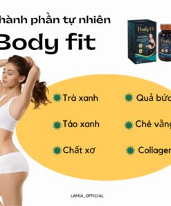 Alternative view of Viên uống giảm cân Body Fit giảm nhanh an toàn hiệu quả giảm 8-12kg sau 1 liệu trình, hộp 30 viên