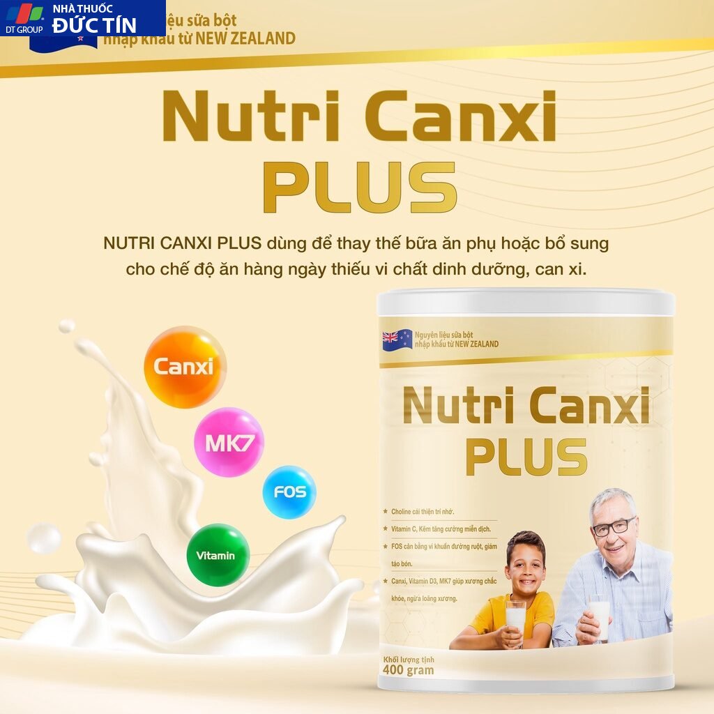 Sữa Nutri Canxi Plus Chống Loãng Xương Giúp Xương Chắc Khỏe Ngăn Ngừa Lão Hóa Xương 23 tieu6