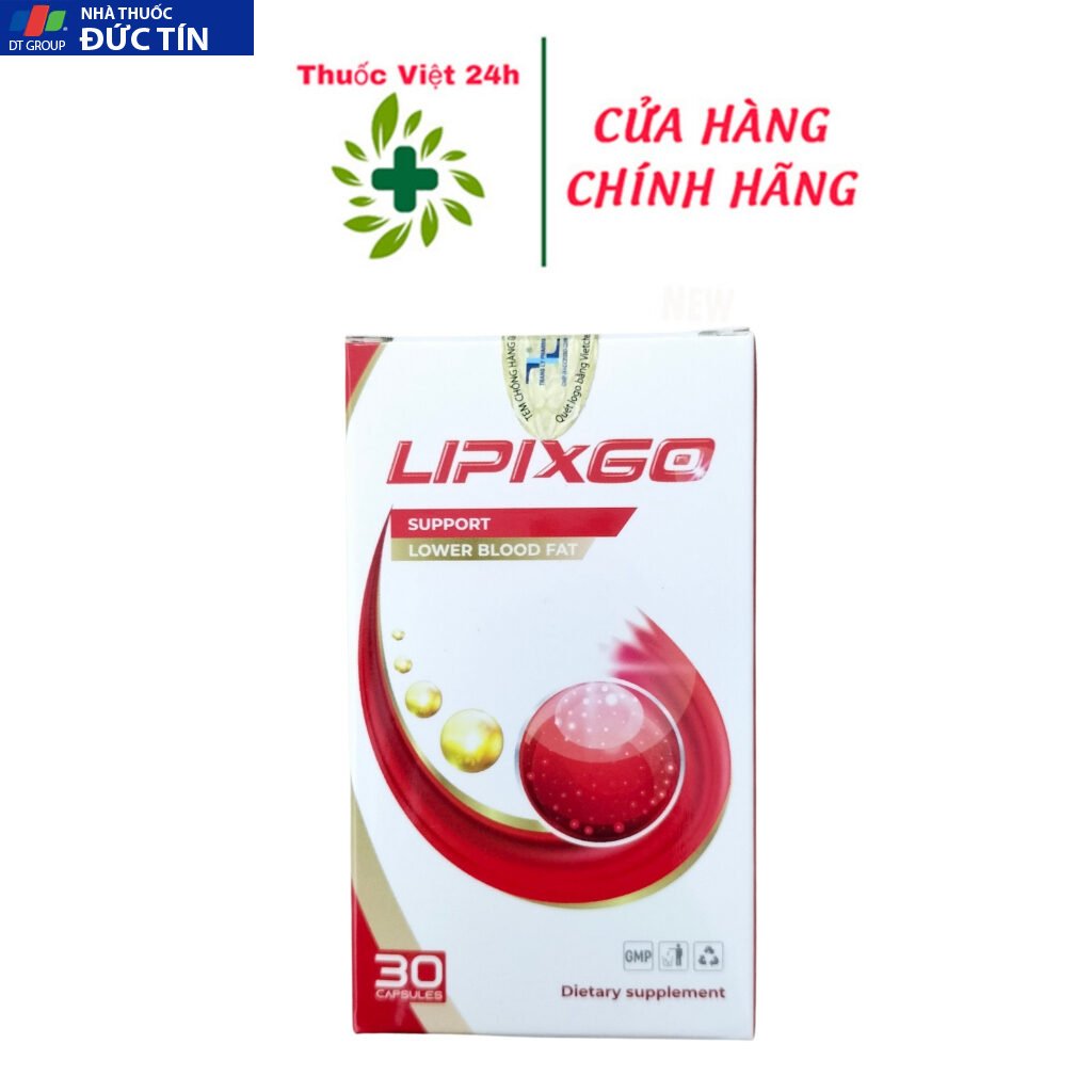 Lipixgo - Hỗ Trợ Giảm Mỡ Máu - Hộp 30 viên - ThuocViet24h 24 tieuduong3 1