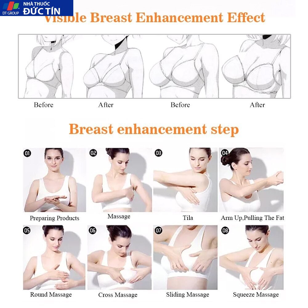 LAMILEE Kem nở ngực săn chắc ngực Breast Thái Lan Tăng kích thước vòng một chống chảy xệ giảm thâm nhũ hoa dưỡng da 21 tonguc8 1