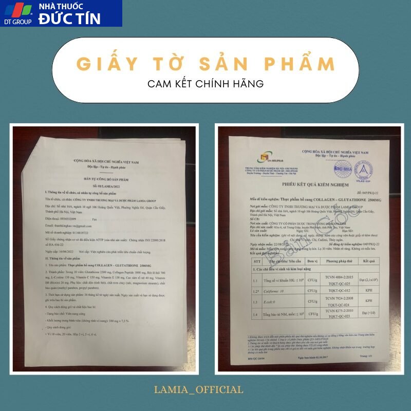Trắng da COLLAGEN - GLUTATHIONE 2500MG viên uống nâng tone cấp tốc đẹp da giảm nám mờ thâm tức thì 24 trangd9
