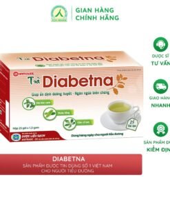 Trà Diabetna cho người tiểu đường - hỗ trợ hạ đường huyết và mỡ máu hộp 25 gói TDI
