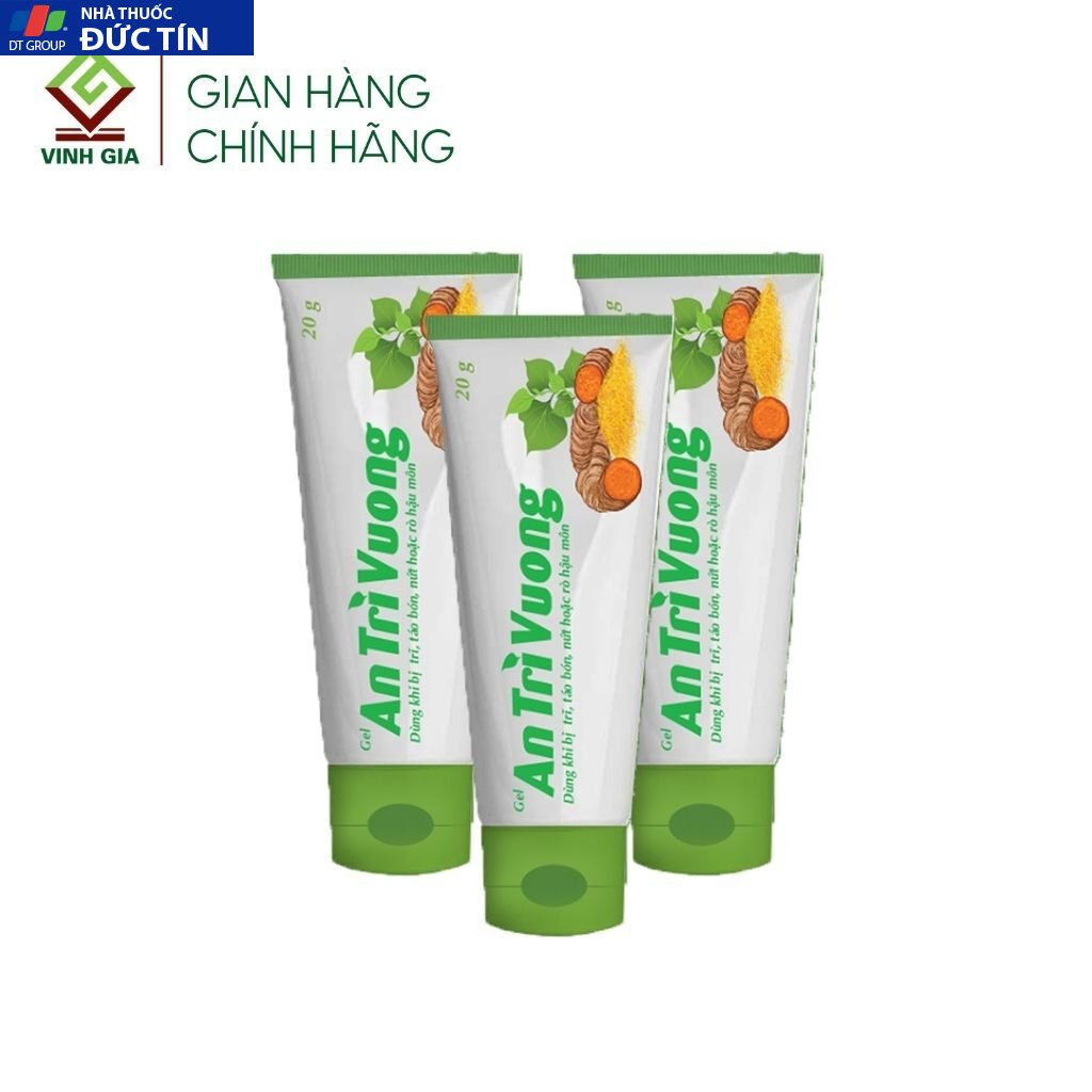 Gel An Trĩ Vương Vinh Gia Giúp Chăm Sóc Làm Mát, Dịu Da Dùng Khi Bị Trĩ, Táo Bón, Nứt Kẽ Hậu Môn Tuýp 20g 11 tri3