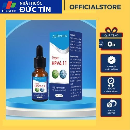 Type HPV6.11 loại bỏ sùi mào gà , mụn cóc, hạt ngọc dv , gai sinh duc an toàn hiệu quả ( có che tên ) 29 typ1 1