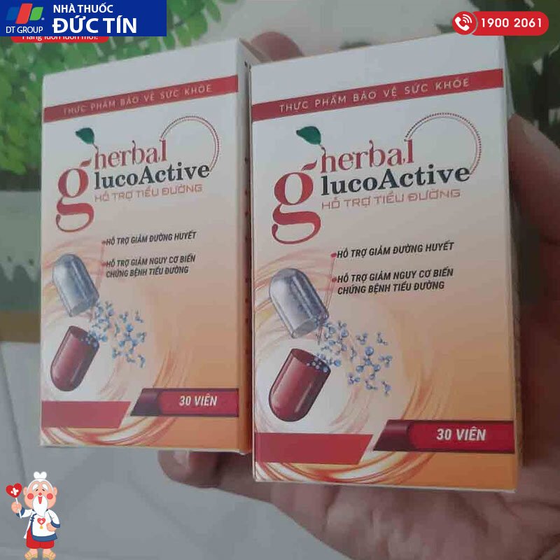 Herbal Glucoactive Hỗ Trợ Điều Trị Tiểu Đường | Hộp 30 Viên 17 vita5