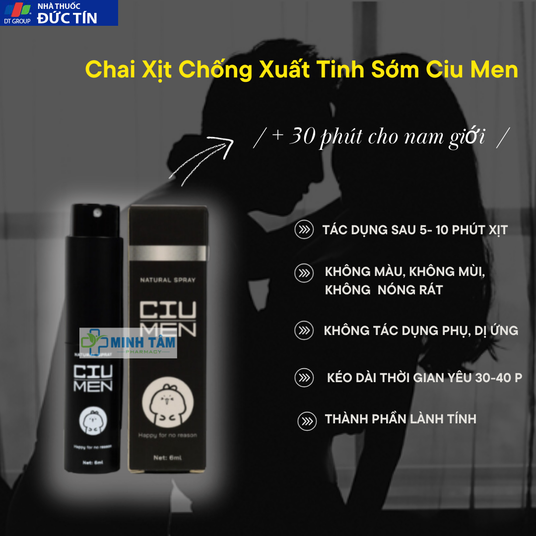 Chai Xịt Ciumen Chính Hãng - Tăng Thời Gian Quan Hệ Lâu Ra 8 xit keo dai thoi gian ciumen chinh hang co tot khong