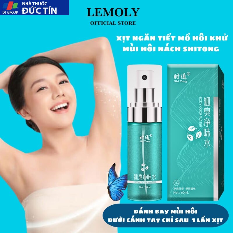 Xịt Khử Mùi Shitong Chính Hãng Khử Mùi Hôi Nách Ngăn Tiết Mồ Hôi Khử Mùi Cơ Thể Chai Dạng Xịt 60ml 27