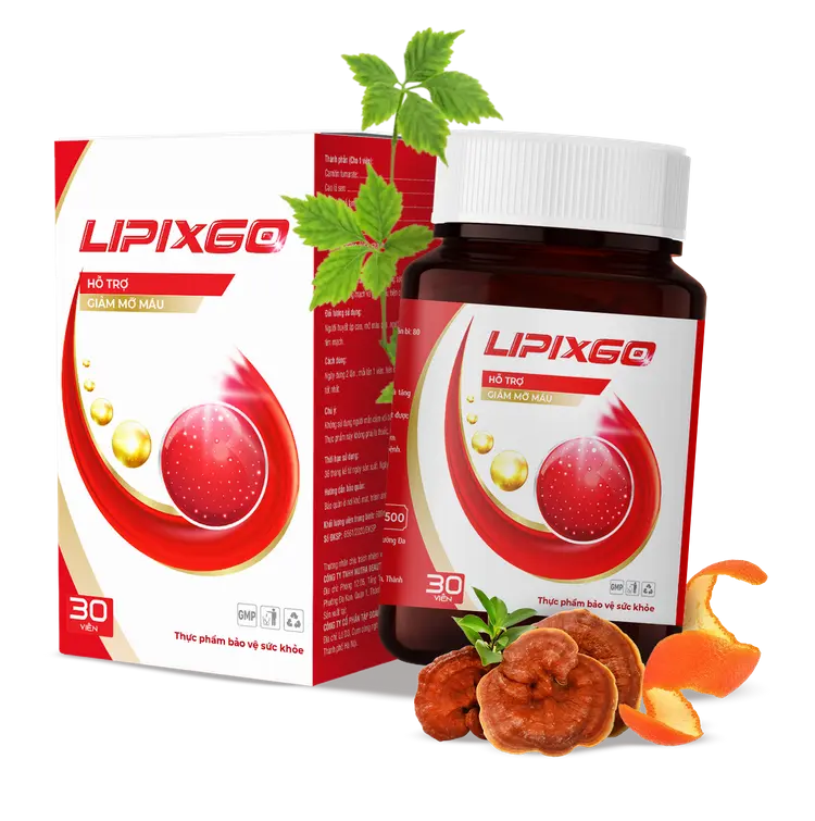 Lipixgo Hỗ trợ điều trị các bệnh Mỡ máu – Huyết áp cao 16 LIPIXGO 1 1