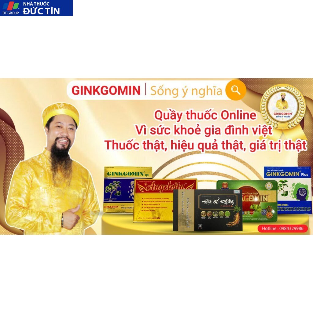 Hoạt Huyết An Thần Ginkgomin viên uống bổ lão bổ máu cải thiện tuần hoàn máu giúp an thần ngủ ngon 11 anthan3