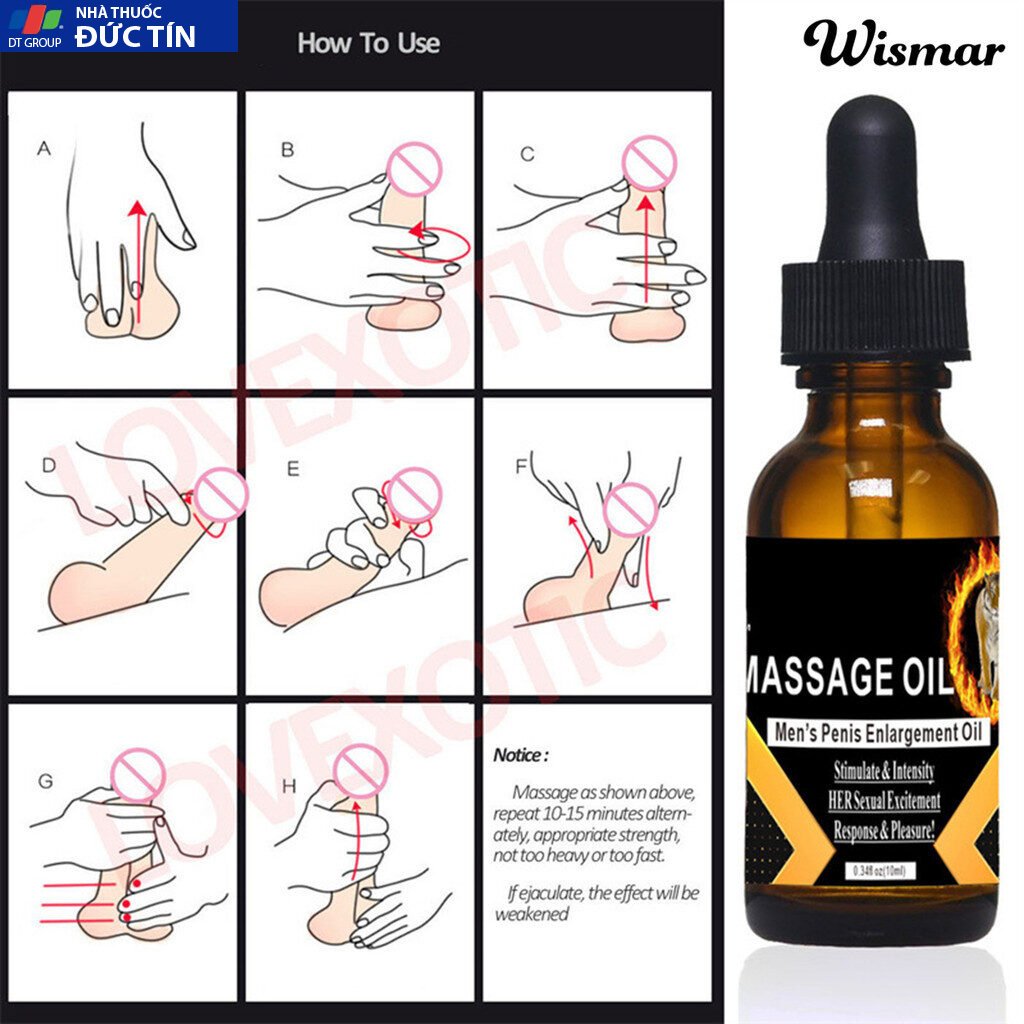 Wismar 10ml Tinh Dầu To Chim Hiệu Quả Lâu Dài Nhẹ Nhàng Nam Dương Vật To Chim Dầu Massage Cho Người Yêu 24 chim5