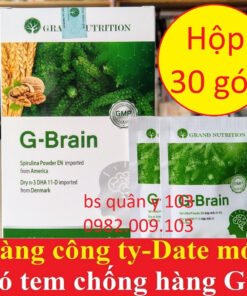 Alternative view of G-Brain Cốm Trí Não hỗ trợ phát triển, tăng cường hệ Miễn Dịch cho Trẻ (GBrain gold plus new Chính Hãng)