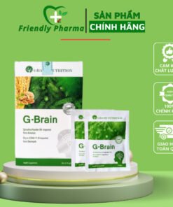 Cốm Trí Não G-Brain Hỗ Trợ Bổ Sung DHA, Các Vitamin Hỗ Trợ Phát Triển Não Bộ Hộp 30 Gói
