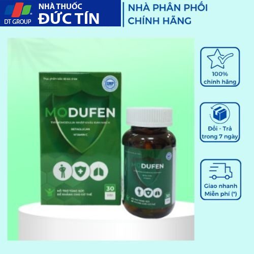 Modufen ( betacan/betaglucan) tăng miễn dịch hỗ trợ đào thải virut hpv sùi mào gà ra khỏi cơ thể ( che tên ) 22 dufen1
