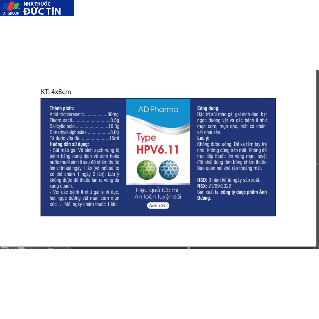 Type HPV 6.11 thổi bay sùi mào gà, gai sinh dục, hạt ngọc dv chấm dứt sùi mào gà sau 1 TUẦN sử dụng ( che tên ) 10 maoga4