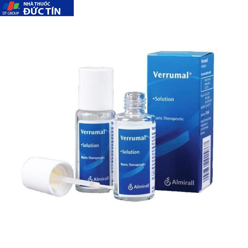 Verrumal solution 13ml thổi bay Sùi Mào Gà, Mụn Cóc nhập chính hãng của Đức ( có che tên ) 19 muncoc3
