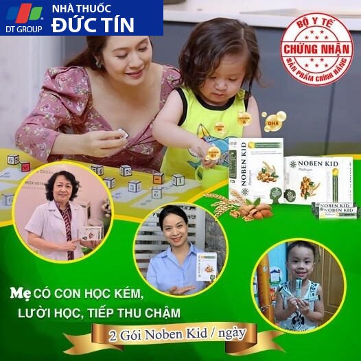 NOBEN KID Cốm Trí Não, DHA Cho Bé, Giúp Bé Thông Minh, Tăng Khả Năng Ghi Nhớ, Phát Triển Trí Não bé 16 noben7