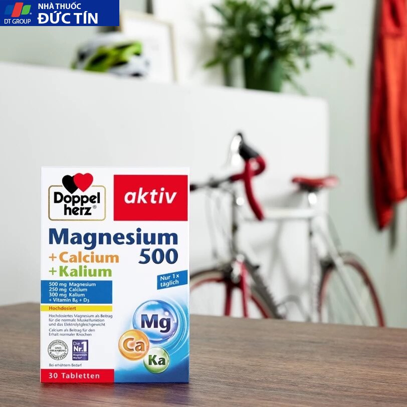 Viên uống Magie + Canxi + Kali tăng cường sức khỏe hệ thần kinh, giúp chắc khỏe xương, ổn định huyết áp <Hàng Đức 30v> 12 noidia4