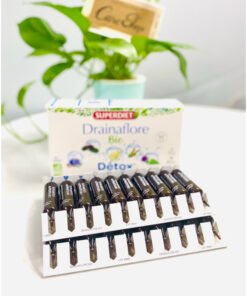 Thải độc chuyên sâu 5 trong 1 Detox Drainaflore BIO Superdiet 20 ống 14 thaidoc3