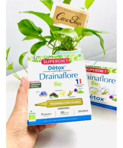 Thải độc chuyên sâu 5 trong 1 Detox Drainaflore BIO Superdiet 20 ống 19 thaidoc9