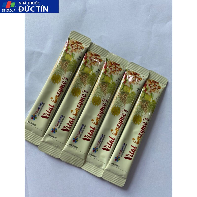 Enzyme Vital Thanh Lọc Cơ Thể Tăng Cường Sức Khỏe Hộp 30 Gói 19 enzzim6