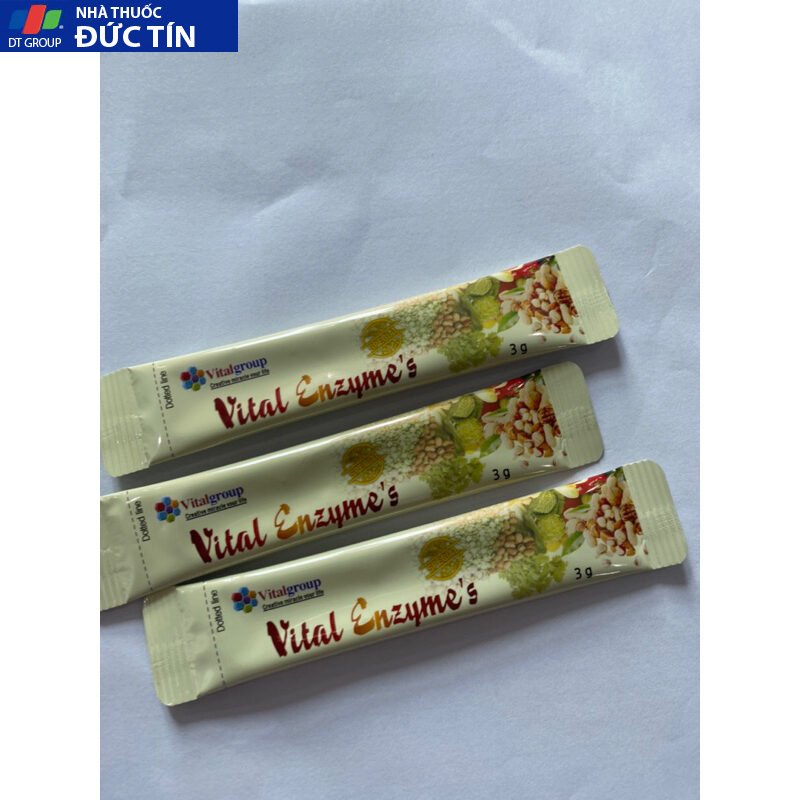 Enzyme Vital Thanh Lọc Cơ Thể Tăng Cường Sức Khỏe Hộp 30 Gói 18 enzzim7
