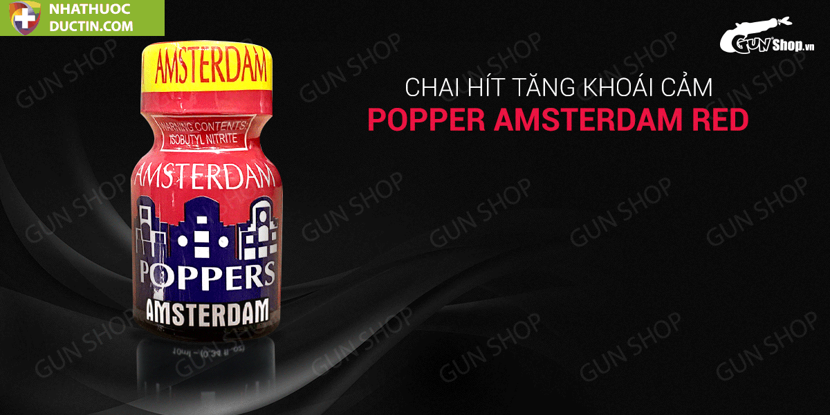 Popper Amsterdam red 10ml chính hãng Mỹ USA PWD cho Top Bot 13 1 628642cb33974f2cb4b22eb5f97dcc75