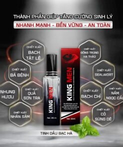 Chai Xịt King Men Kéo Dài Thời Gian Quan Hệ 10 chai xit king man lau ra keo dai thoi gian quan he nam gioi chinh hang 2
