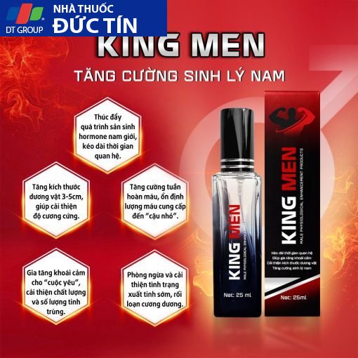Chai Xịt King Men Chính Hãng – Tăng Cường Sinh Lý Nam 18 chai xit king man lau ra keo dai thoi gian quan he nam gioi chinh hang 3 510x510 2