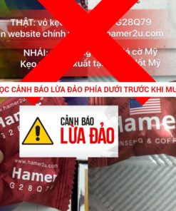Kẹo sâm Hamer Mỹ Mẫu Mới 3 viên 13 keo sam hamer my 1 2