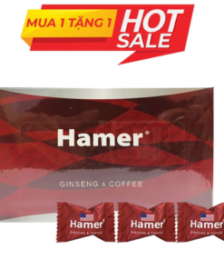 Kẹo sâm Hamer Mỹ Mẫu Mới Hộp 32 viên