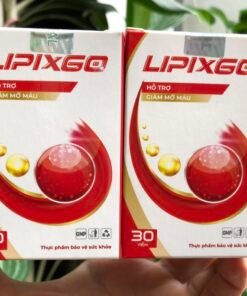 Combo 2 hộp lipixgo giảm mỡ máu hộp 30v chính hãng