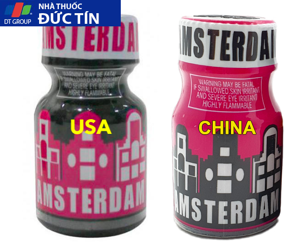 Popper Amsterdam Pink hồng 10ml chính hãng Mỹ USA PWD dành cho Top Bot 5 popper amsterdam